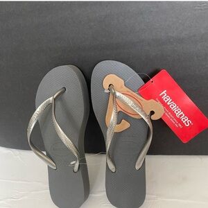 Havaianas Charcoal Flip Flops